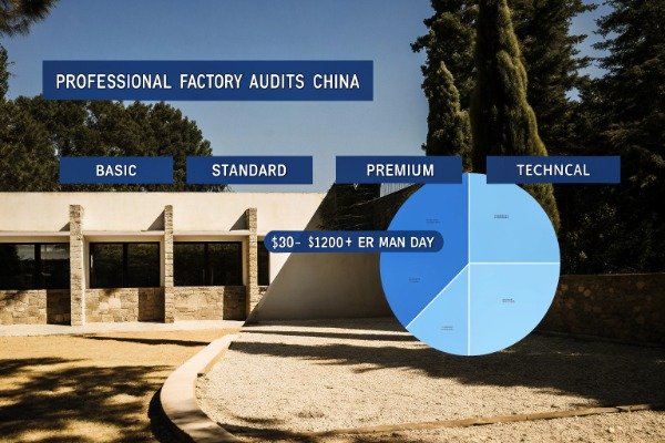 Professional infographic showing factory audit cost breakdown (ID#3)