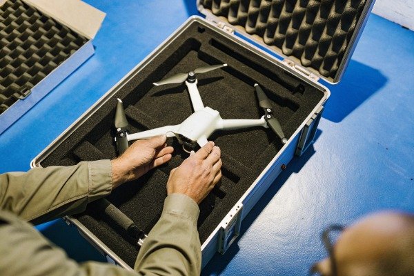 Final packaging Final packaging of industrial drone in case (ID#5)