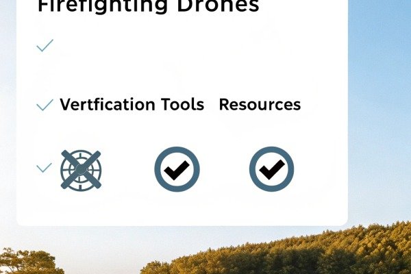 Firefighting checklist Checklist for firefighting drones on screen (ID#4)