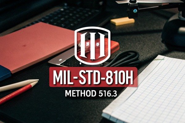 شارة اعتماد MIL-STD-810H على المكتب (ID#4)