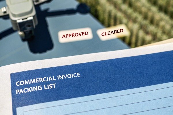 Factura aprobada Factura comercial con sellos aprobados y autorizados (ID#3)