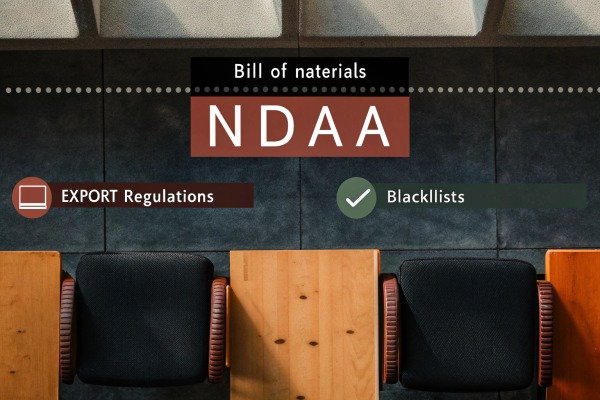 NDAA export regulations and blacklists sign (ID#2)