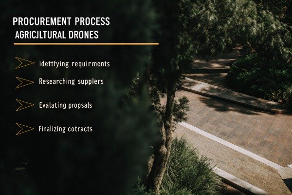 Procurement process steps for agricultural drones (ID#4)