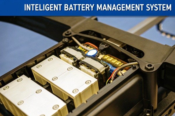 Close-up of drone battery management system (ID#2)