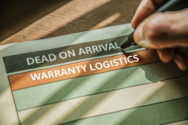 Hand marking warranty logistics document (ID#3)