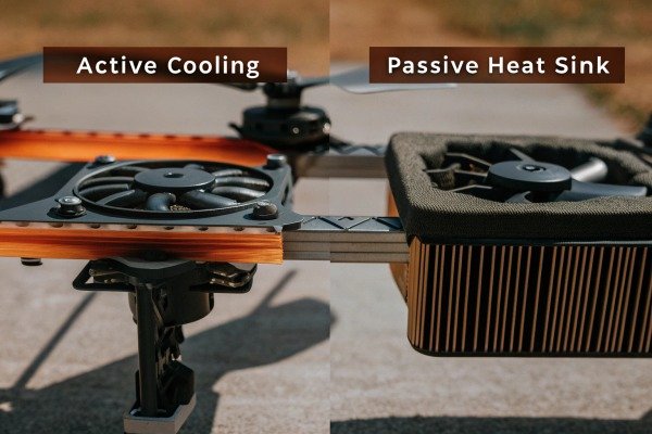 Comparison of active and passive cooling on drone (ID#3)