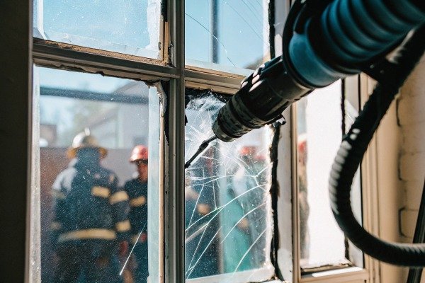 صورة مقربة لطائرة بدون طيار رباعية المروحية الحديثة المزودة بمعدات كاميرا عالية الدقة (ID#2)