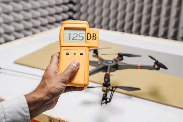 صورة مقرّبة لعدسة كاميرا طائرة بدون طيار ذات تقنية عالية ونظام انحراف (ID#2)