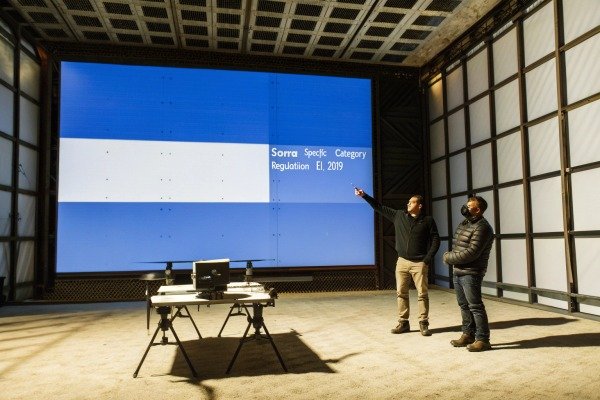 Remote controller for a drone with a smartphone attached for live view (ID#3)