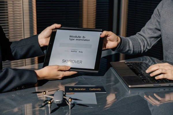 Agricultural drone spraying crops in a large green farm field (ID#5)