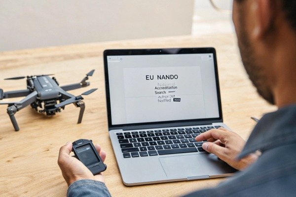 Compact foldable drone ready for travel and outdoor adventure photography (ID#5)