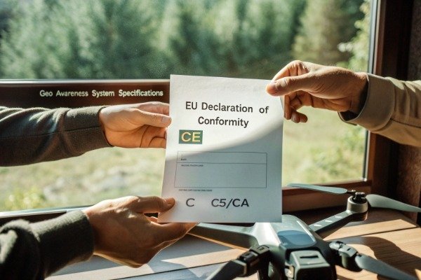 EASA compliance documents and geo-awareness evidence display (ID#3)