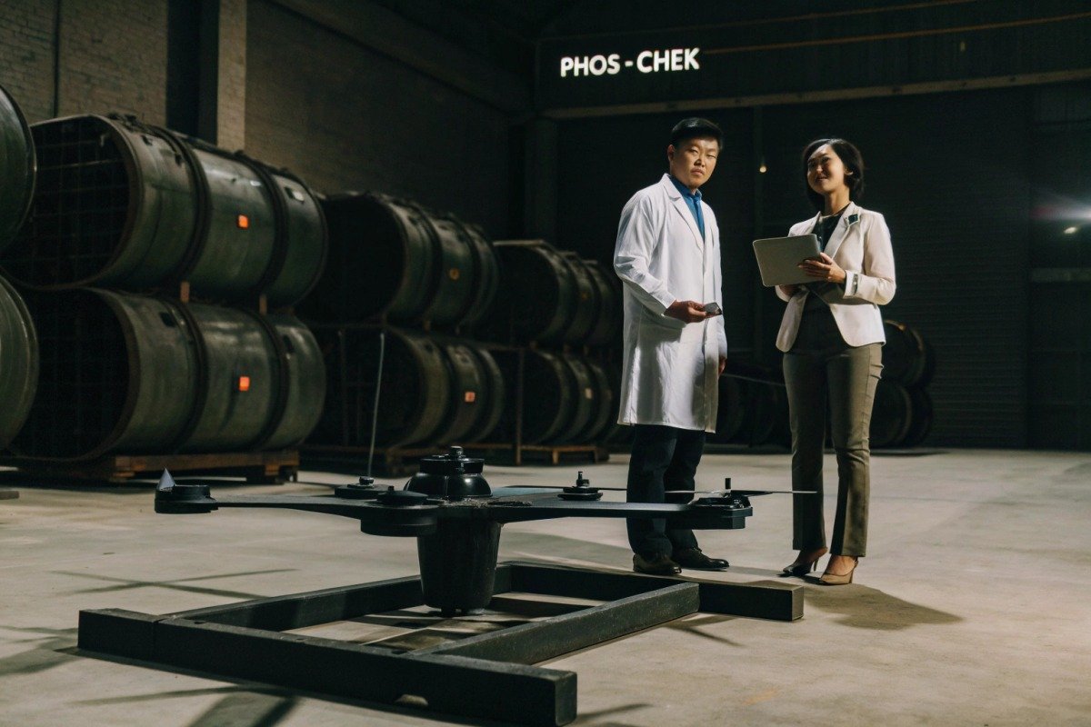 Firefighting drone delivery system verification for US fire suppressants sourcing (ID#1)