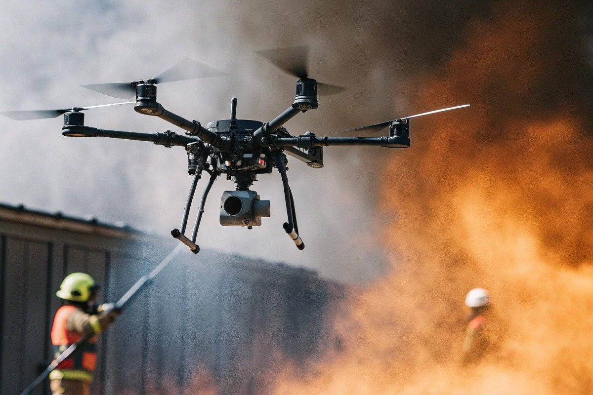 High-risk firefighting drone insurance coverage including thermal damage and equipment failure protection (ID#3)