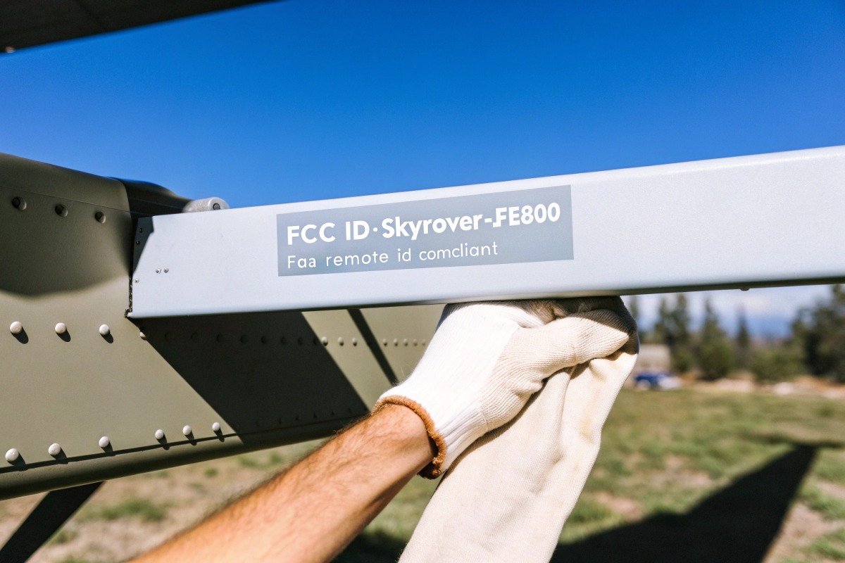 FCC ID labels and FAA registration requirements for imported firefighting drones (ID#2)