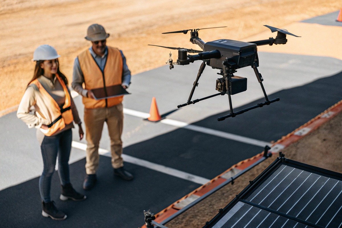 Firefighting drone safety features including breakpoint resume and failsafe return-to-home verification (ID#1)