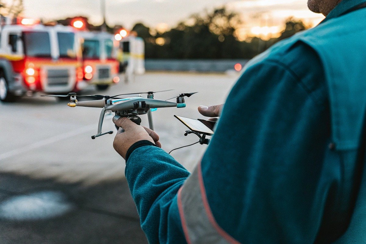 Data privacy protocols and chain of custody for firefighting drone manufacturer analysis (ID#4)