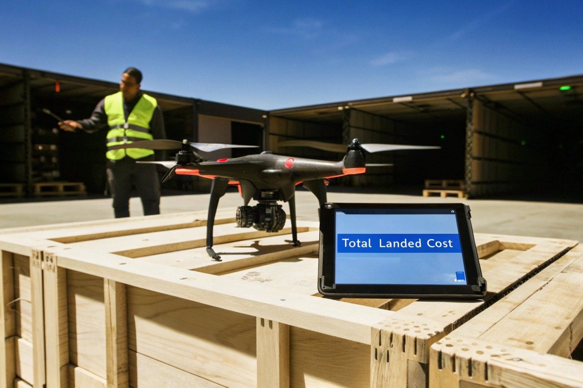 Calculating total landed cost increases for firefighting drones due to Section 301 import tariffs (ID#2)