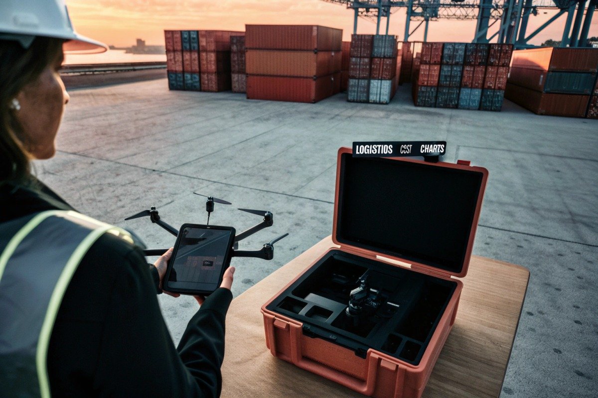 Calculating port storage fees for firefighting drones sourced from Chinese manufacturers for import (ID#1)