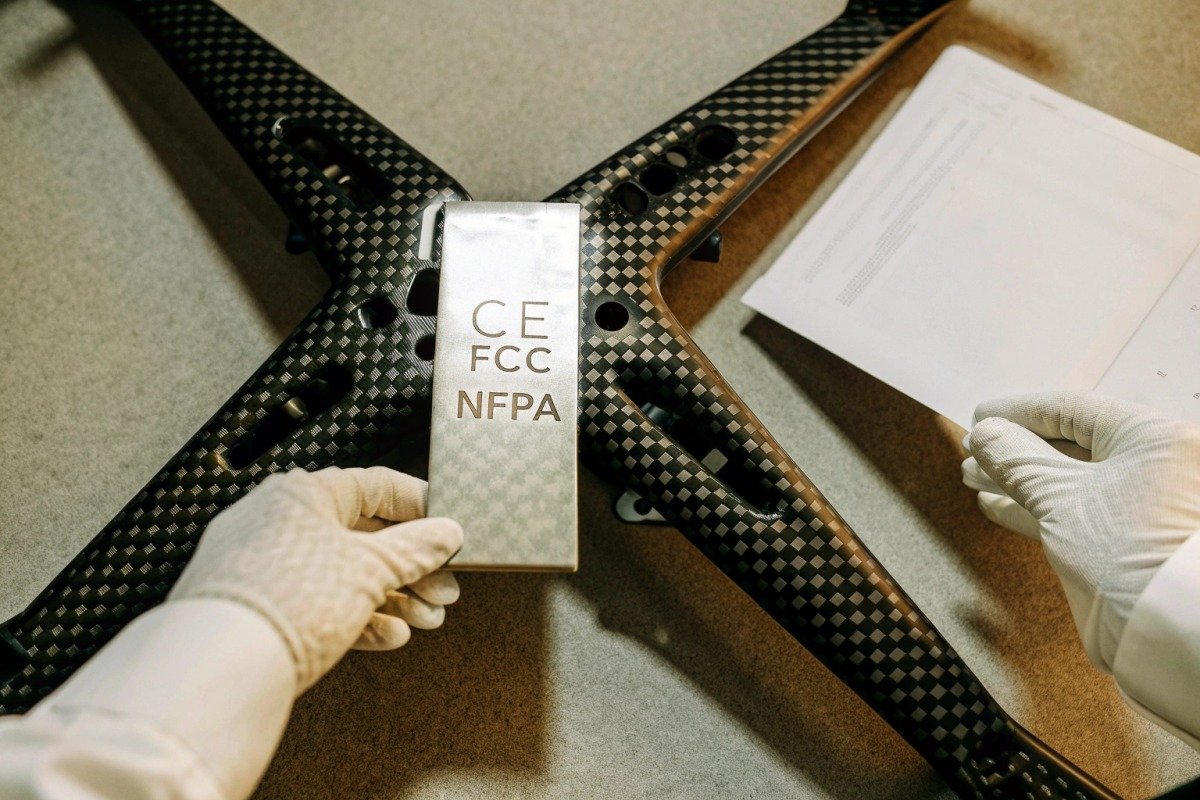 International safety certifications and performance standards for professional firefighting drone equipment compliance (ID#5)