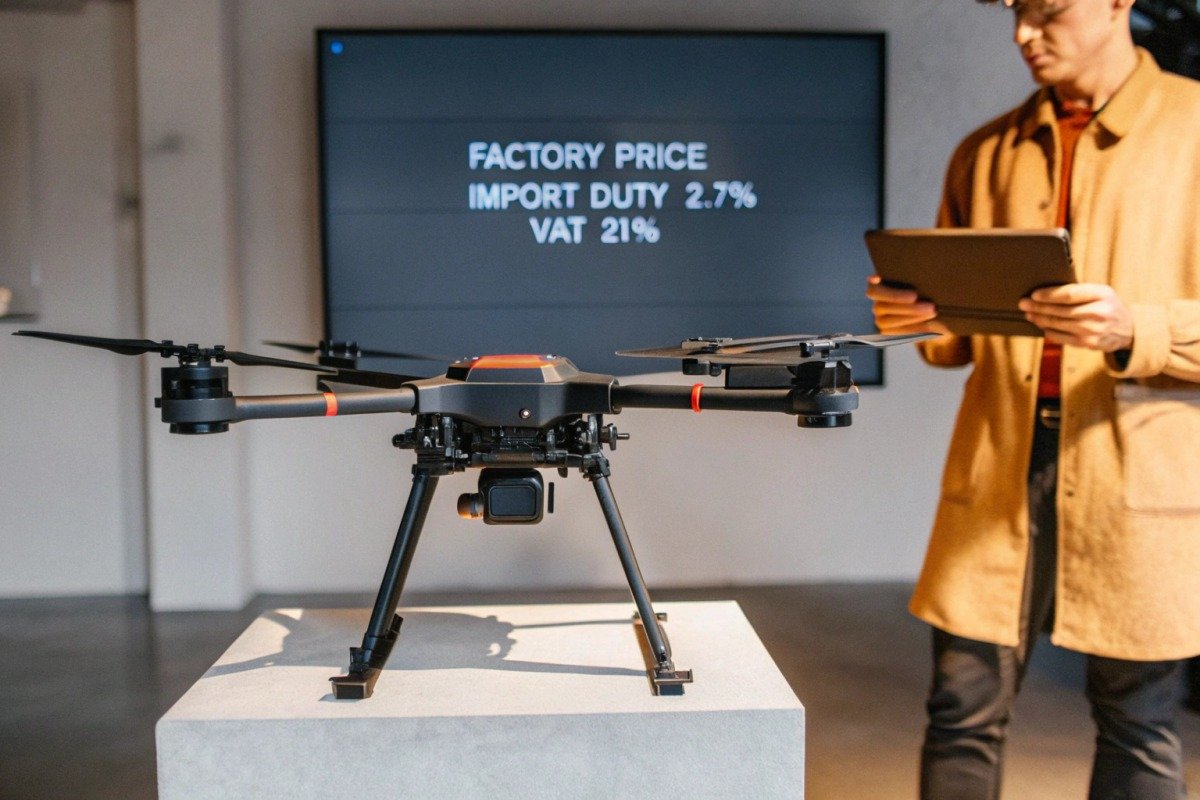 DDP shipping services for Chinese firefighting drones to avoid unexpected EU tariff complications (ID#5)