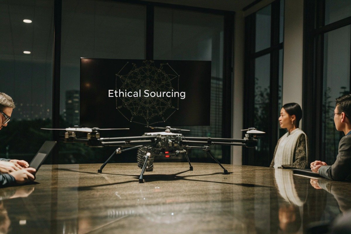 Aligning drone supplier ethical standards with government import requirements and blockchain traceability (ID#5)
