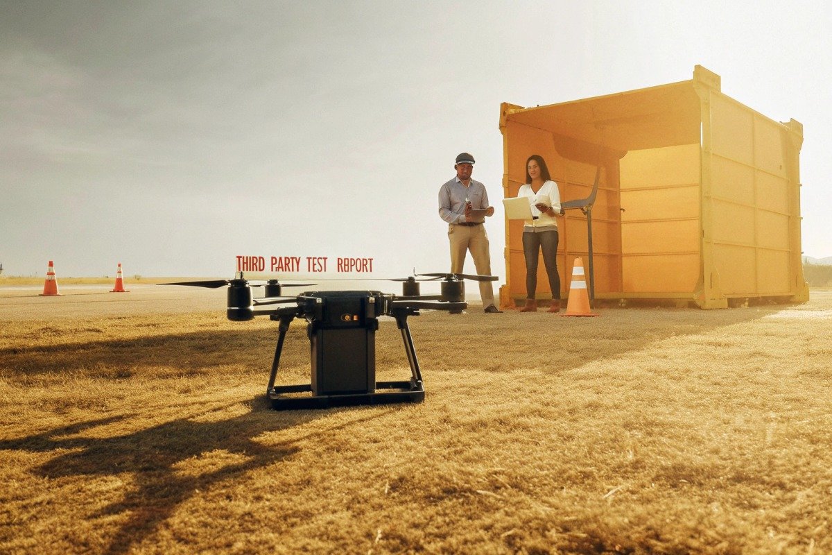 Confirming drone flight stability and safety at maximum takeoff weight through hover tests (ID#5)