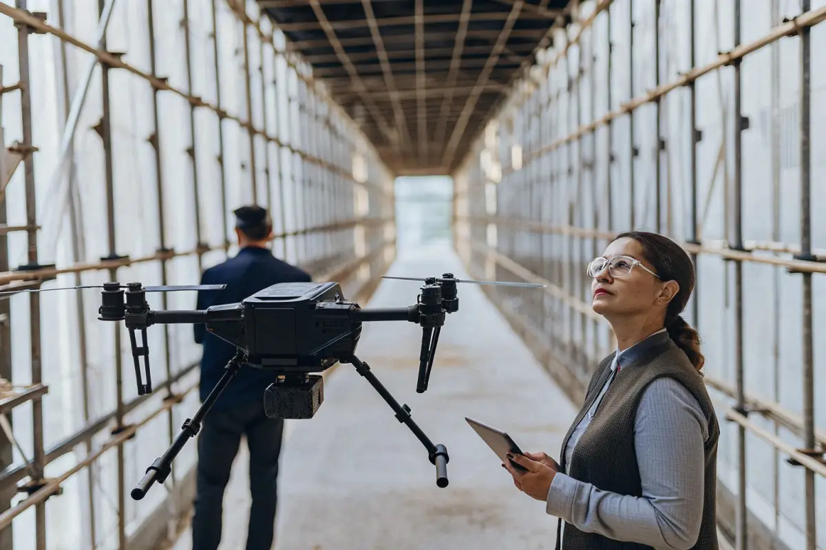 ¿Cómo evaluar la maniobrabilidad de los drones de extinción de incendios en espacios confinados para la adquisición?