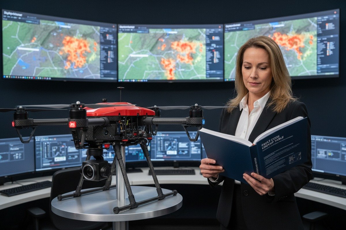 Firefighting drone fault code lookup table importance for professional equipment buyers (ID#1)