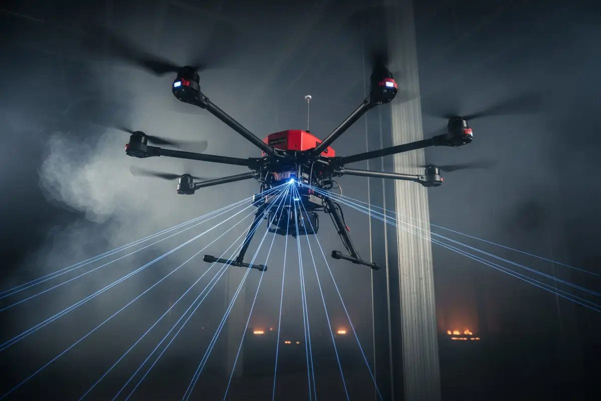 How to Evaluate Firefighting Drone Obstacle Avoidance for Nighttime Rescues?