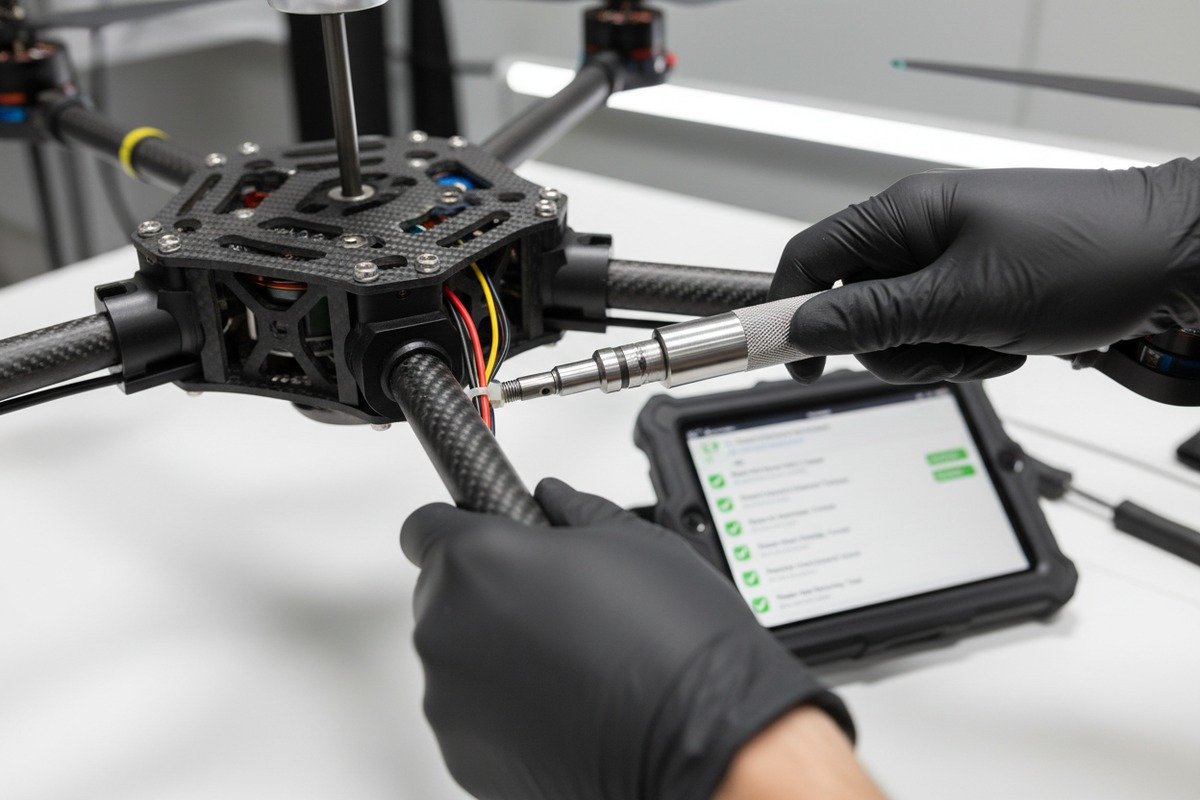 Grundlegende Wartungs- und Softwaremodule für Schulungsprogramme von Lieferanten landwirtschaftlicher Drohnen (ID#3)