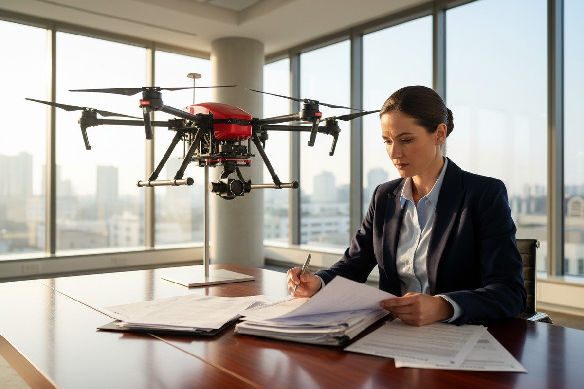 De reputatie en financiële status van een leverancier van blusdrones controleren (ID#1)