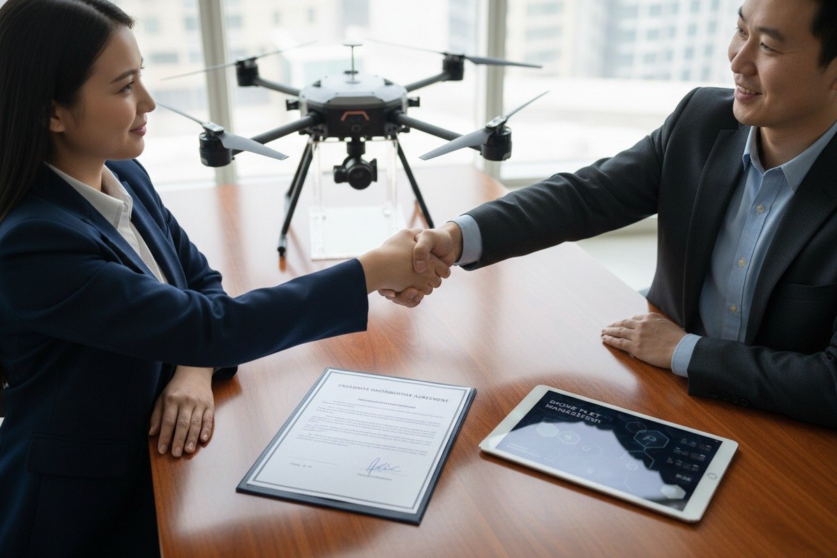 Strategies for preventing agricultural drone suppliers from bypassing US distributors to reach end customers (ID#1)