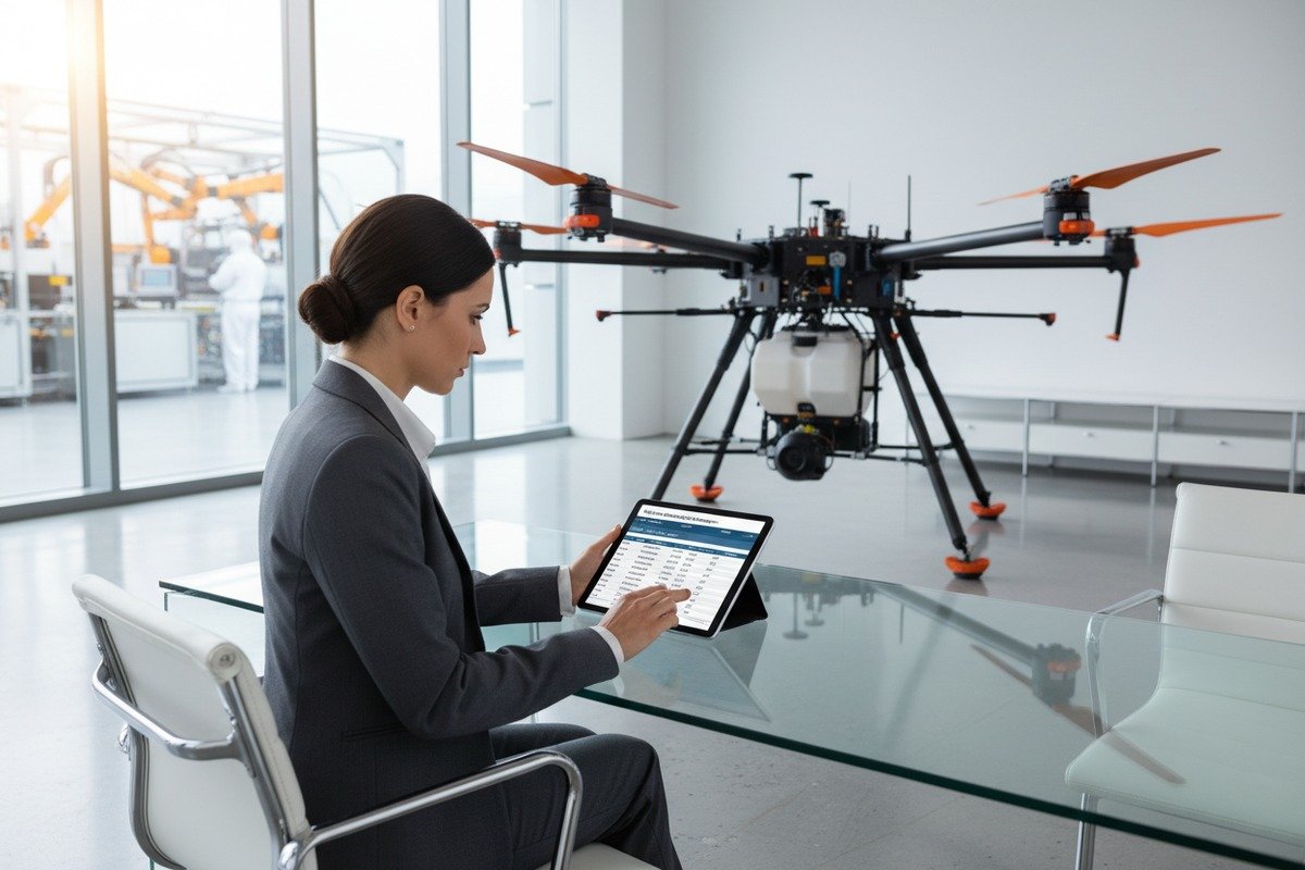 Evaluating the reputation and trade show performance of agricultural drone suppliers (ID#1)