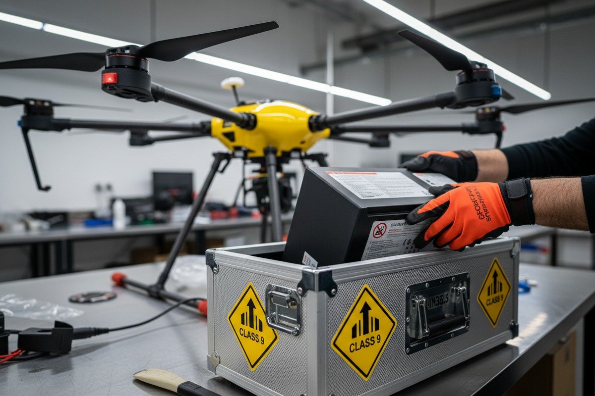 Full-service freight forwarder managing door-to-door delivery and documentation for drone shipments (ID#4)