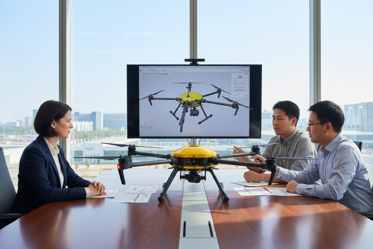 Collaborating with manufacturers to design custom stress test protocols for firefighting drone fleets (ID#3)