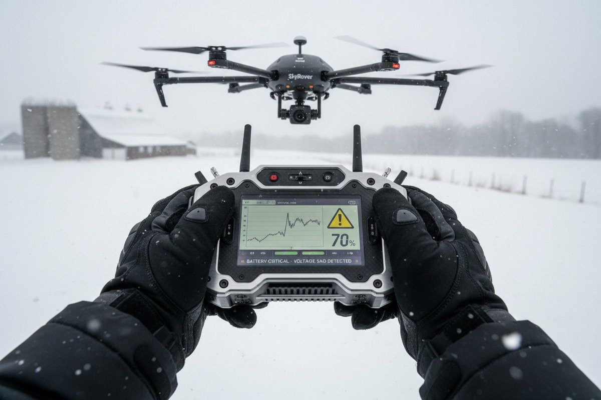 Predicting drone flight time in freezing temperatures using BMS telemetry and capacity reduction (ID#2)