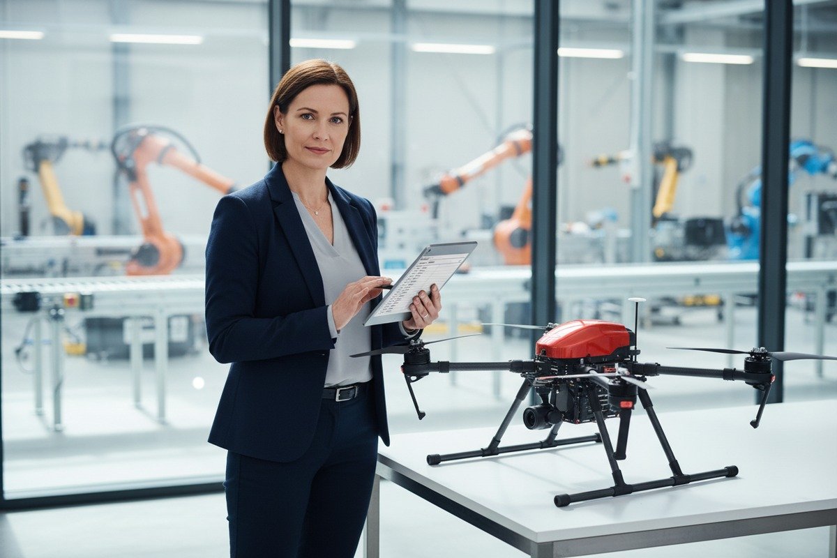 Checking software versions and firmware updates for firefighting drones before purchase. (ID#1)