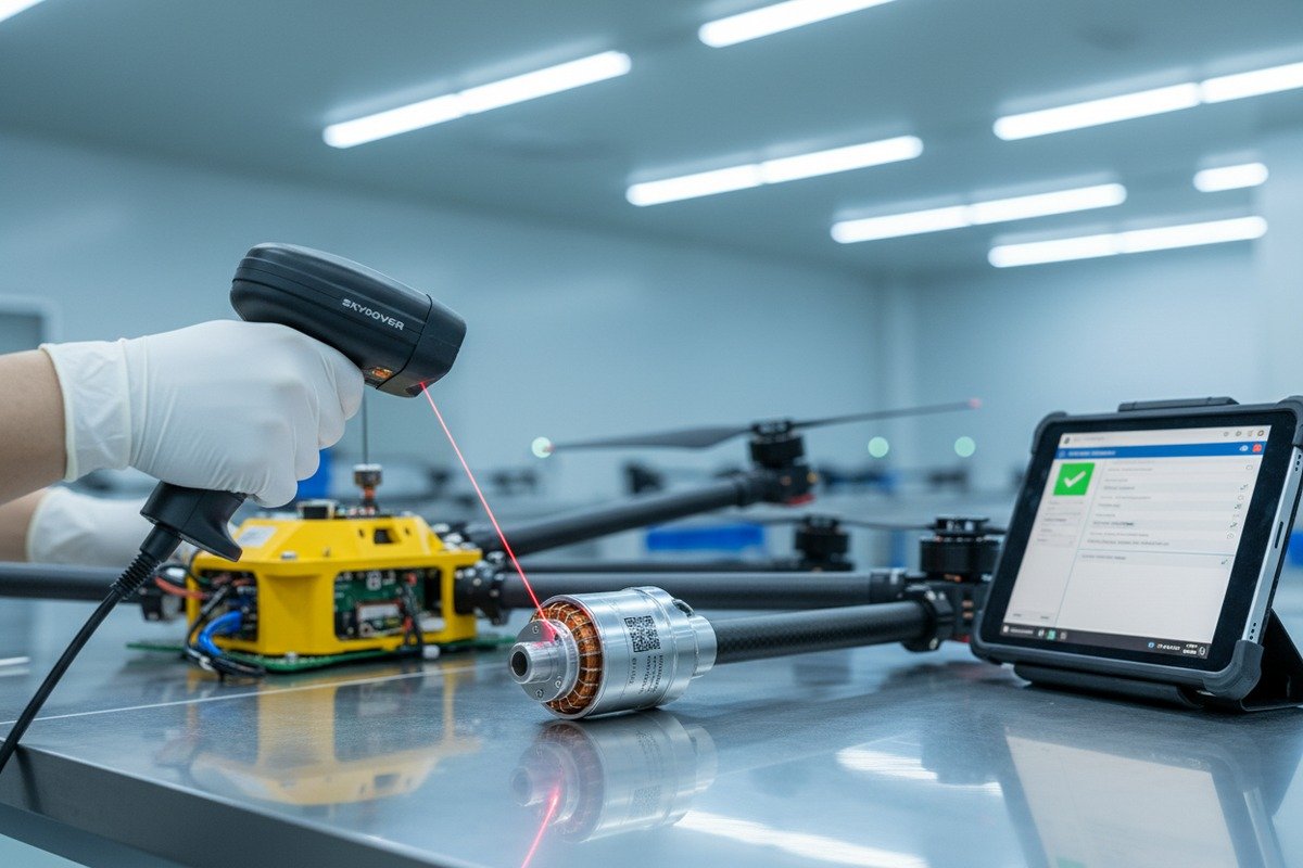 Überprüfung der Seriennummernverfolgungssysteme von Drohnenlieferanten für kritische Komponenten und Teile (ID#2)