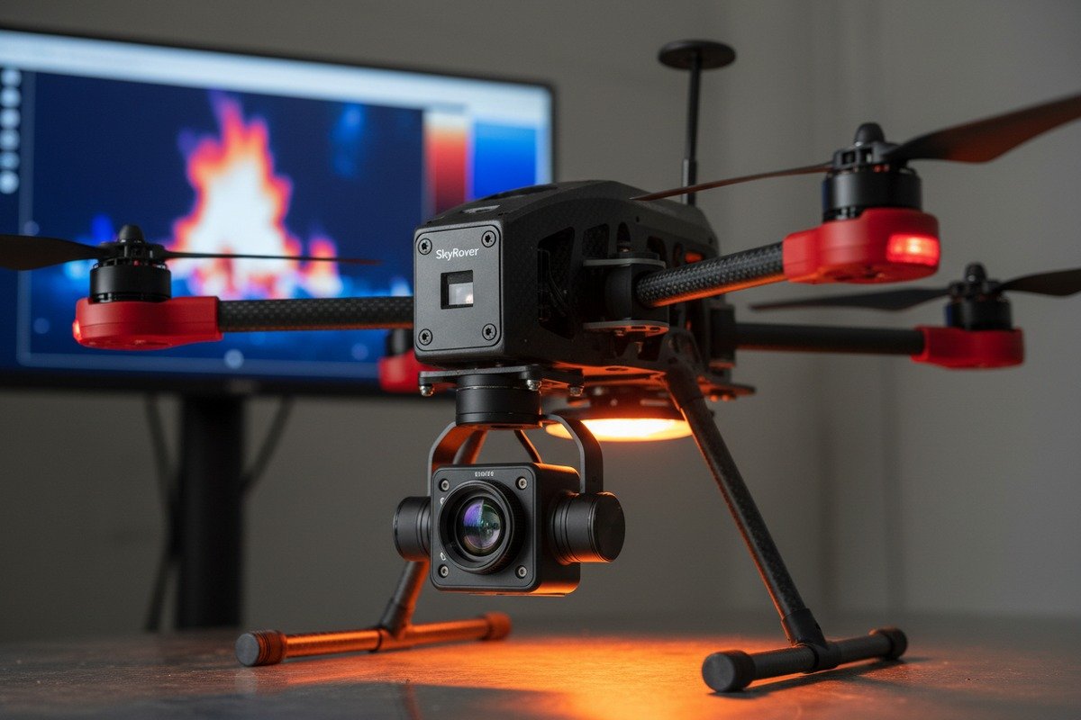High-temperature performance testing and IP45 ratings for firefighting drone accessory stability (ID#4)