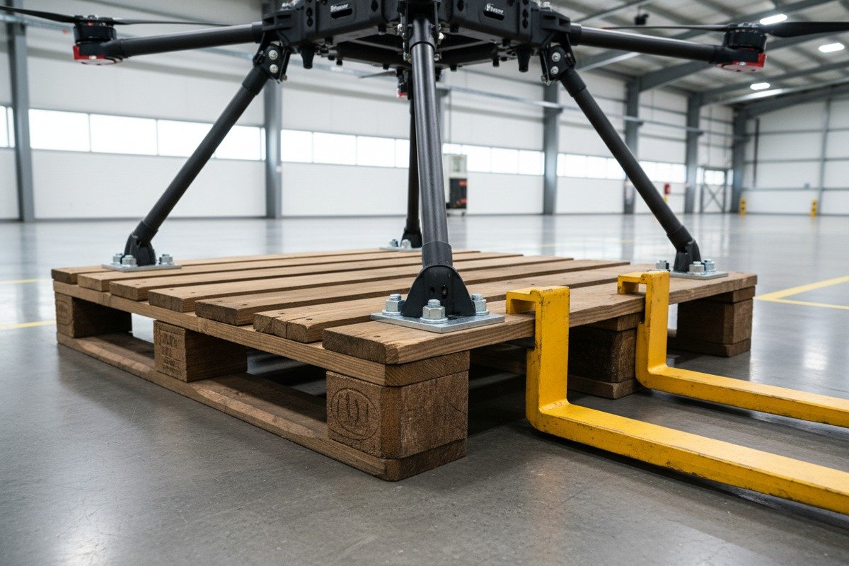 Checking pallet strength and load distribution for heavy agricultural drone shipments (ID#2)