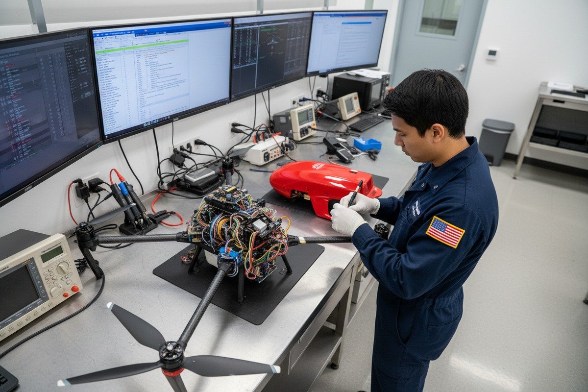 Securing local technical support and on-site repair commitments for US-based drone operations (ID#2)