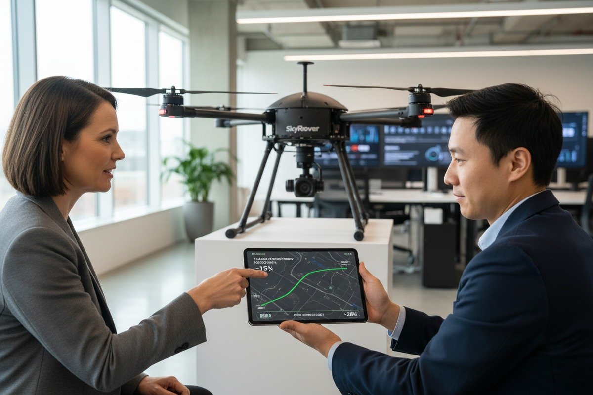 Discussing carbon neutral advantages with agricultural drone suppliers for sustainable sourcing strategies. (ID#1)