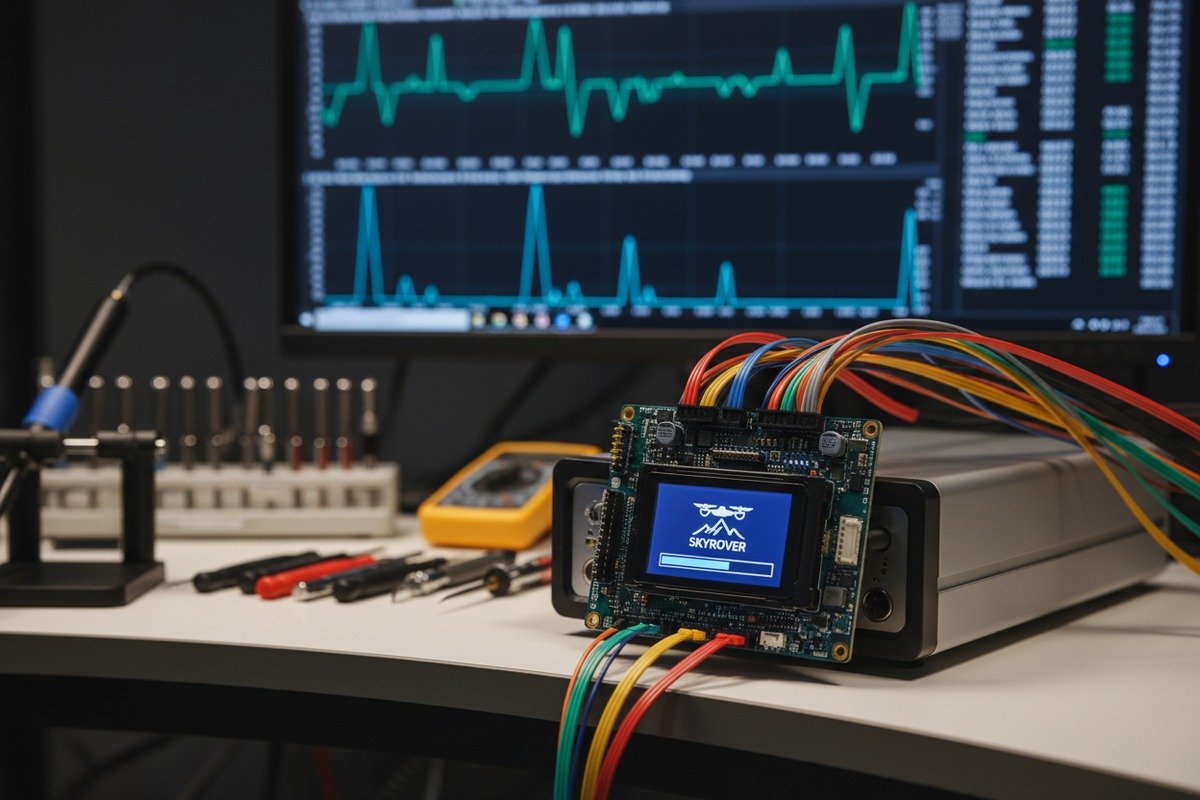 Demanding proof of testing for custom branding on agricultural drone flight controllers (ID#3)
