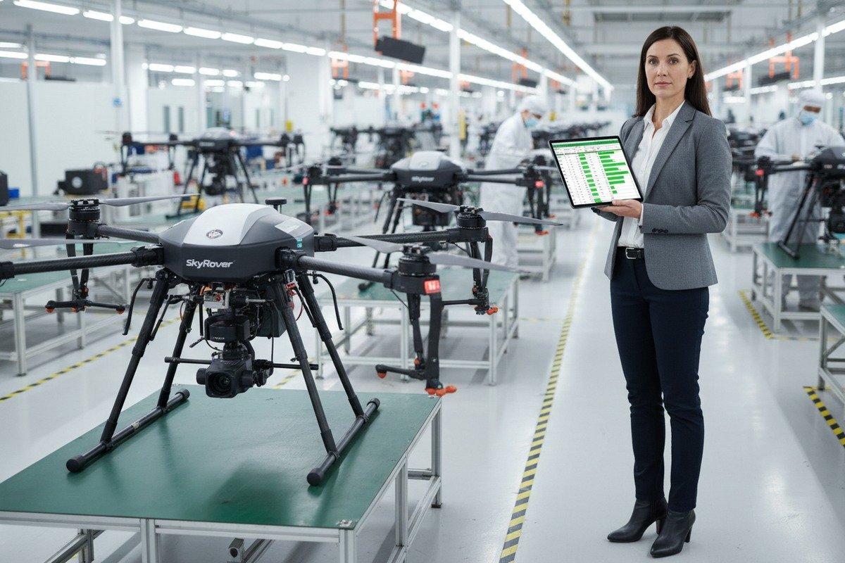 Assessing agricultural drone supplier inventory levels during the global chip shortage crisis (ID#1)