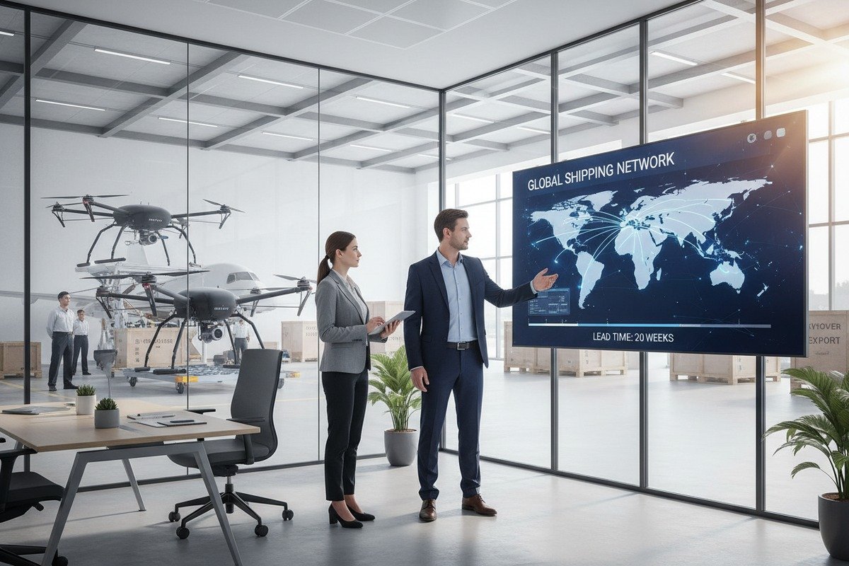 Drone Delivery Lead Times Impact of chip shortages on agricultural drone delivery timelines and extended lead times (ID#3)