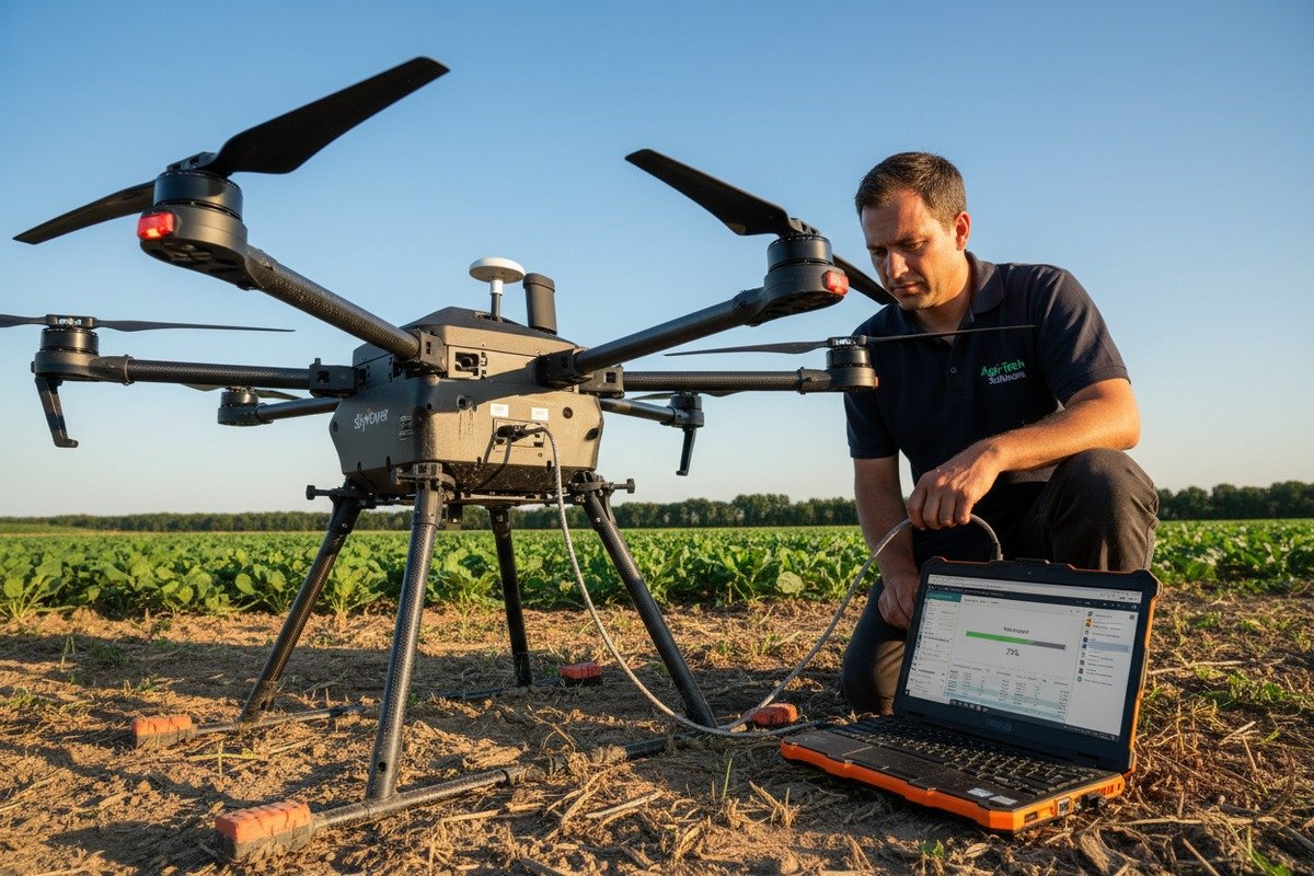Technical support team providing remote flight log retrieval and interpretation training for clients (ID#3)