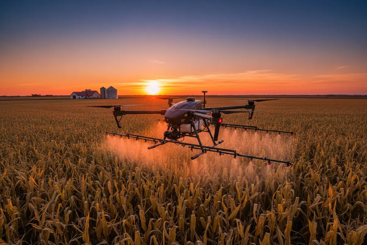 Welche Leistungsparameter sind wichtig beim Kauf von Landwirtschaftsdrohnen für die großflächige Landwirtschaft in den USA?