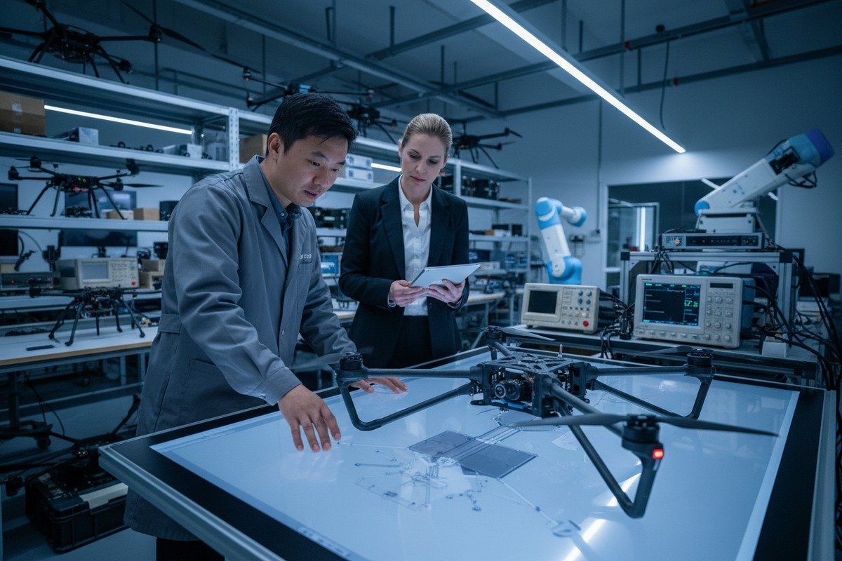 Assessing drone supplier engineering capabilities through US-based industrial collaboration case studies (ID#5)