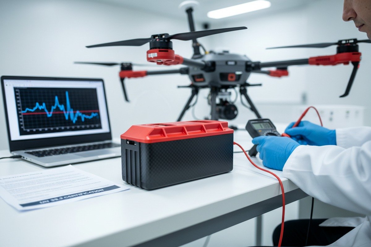 Verifying backup battery suppliers for industrial drone supply chain disruptions (ID#1)